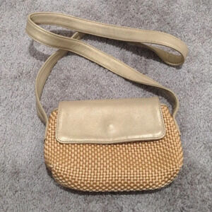 Americana by Sharif Vintage woven crossbody bag